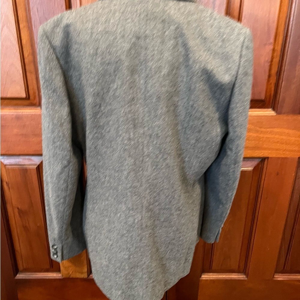 Vintage Pendleton 100% Virgin Wool Gray Blazer Jacket Women Sz 14 - Picture 4 of 9